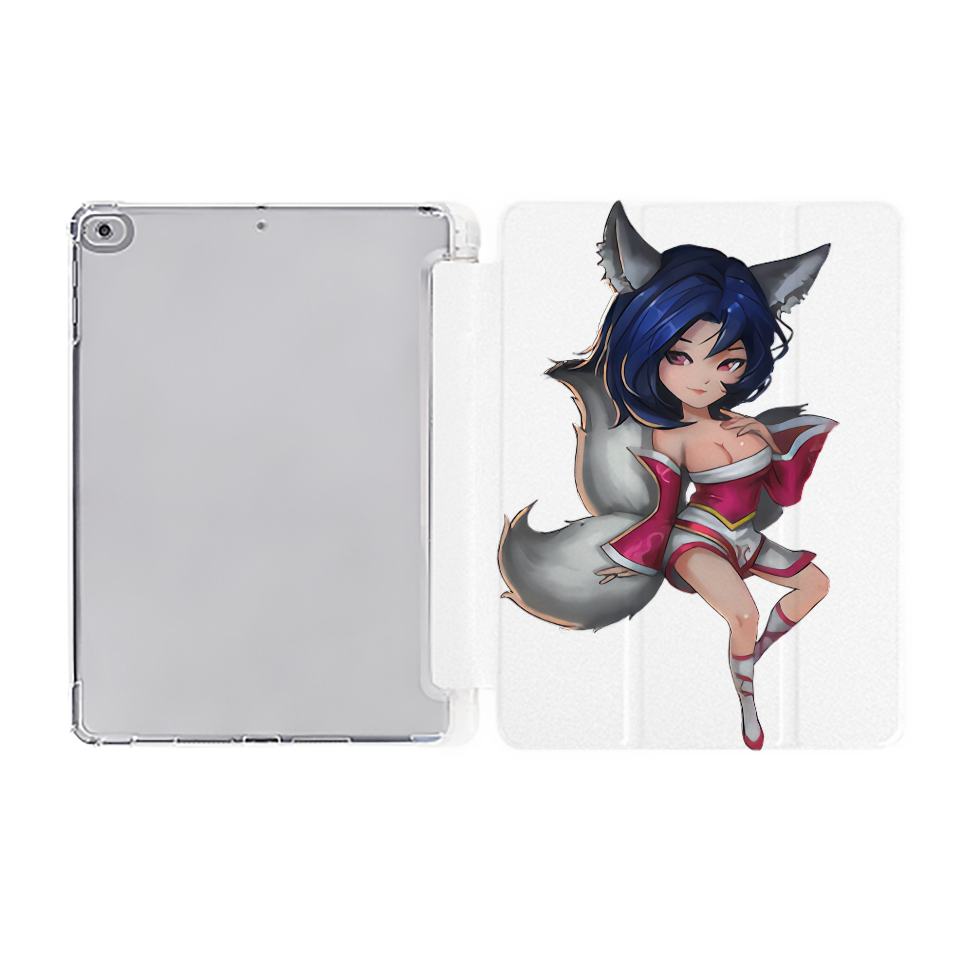 （画像用） リーグ・オブ・レジェンド League of Legends LOL IPad ケース ペン収納付き 三つ折りスタンド PUレザー×シリコン 対応機種9.5/10.5/10.9インチ